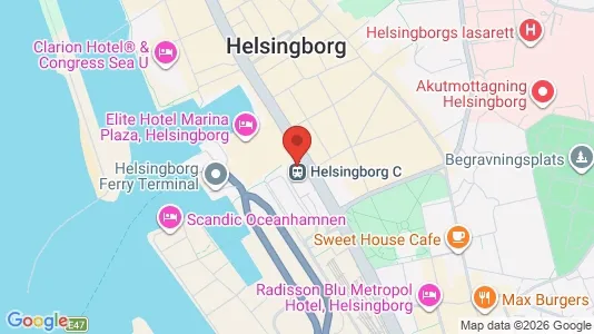 Kontorlokaler til leje i Helsingborg - Foto fra Google Street View