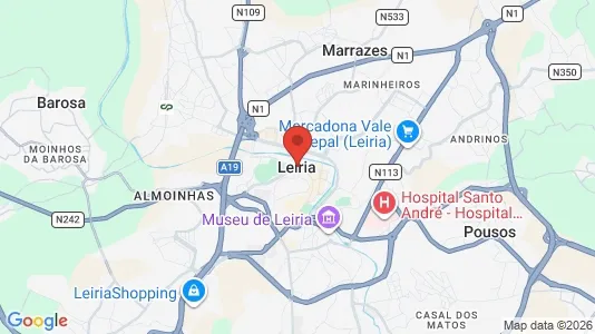 Ladenlokale zum Kauf i Leiria – Foto von Google Street View