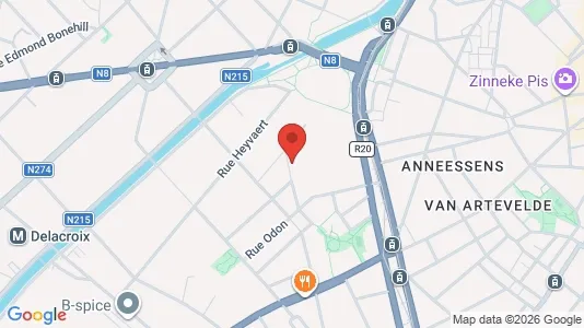Büros zur Miete i Brüssel Anderlecht – Foto von Google Street View