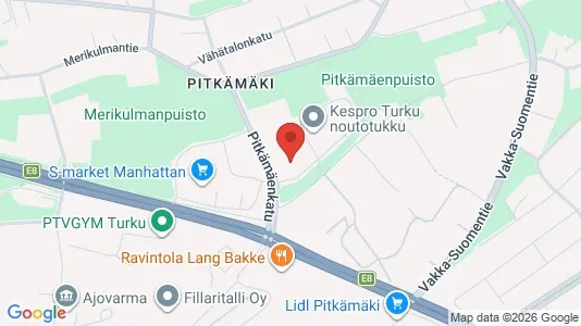 Office spaces for rent i Turku - kort over placeringen