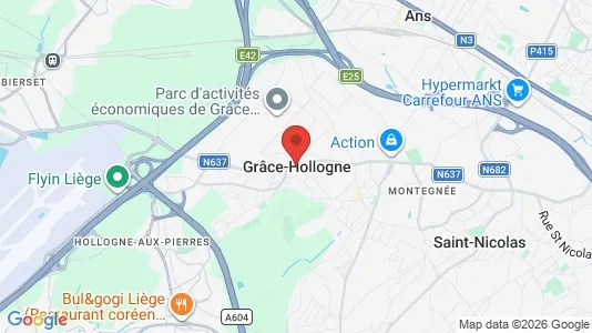 Office spaces for rent i Grâce-Hollogne - Photo from Google Street View