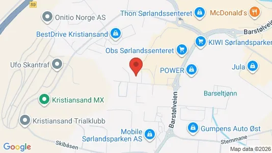Lokaler til leje i Kristiansand - Foto fra Google Street View