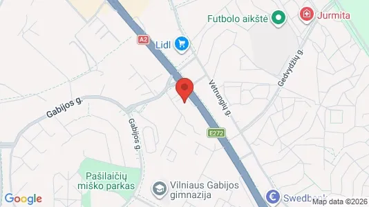 Büros zur Miete i Vilnius Pašilaičiai - kort over placeringen