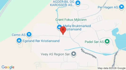 Lager til leie i Kristiansand – Bilde fra Google Street View