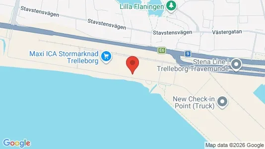 Propiedades comerciales En alquiler i Trelleborg - kort over placeringen