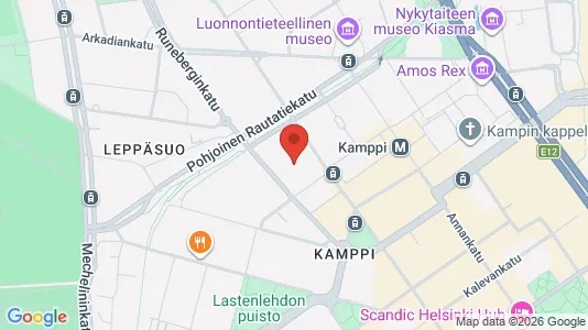 Büros zur Miete i Helsinki Eteläinen - kort over placeringen
