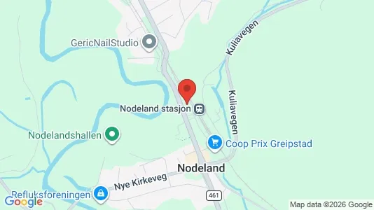 Kontorlokaler til leje i Songdalen - kort over placeringen