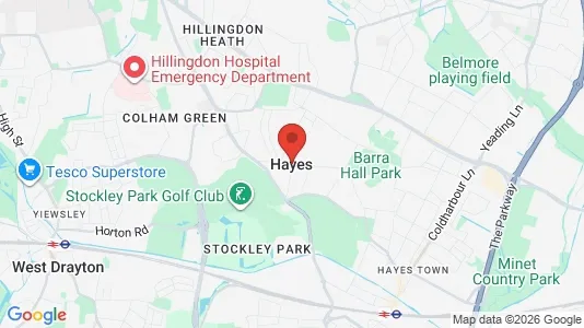 Toimistotilat Vuokrattavana i Hayes - Middlesex - Kuva Google Street Viewstä