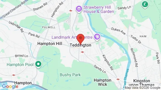 Toimistotilat Vuokrattavana i Teddington - Middlesex - Kuva Google Street Viewstä