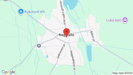 Nieruchomości komercyjne Na sprzedaż i Nagykállói - kort over placeringen