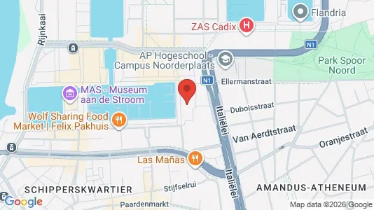 Büros zur Miete i Stad Antwerp - kort over placeringen