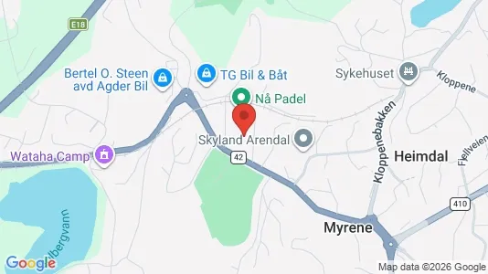 Kontorlokaler til leje i Arendal - Foto fra Google Street View