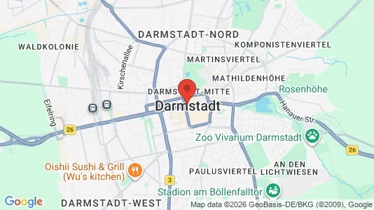 Kantorruimte te huur i Darmstadt - Foto uit Google Street View