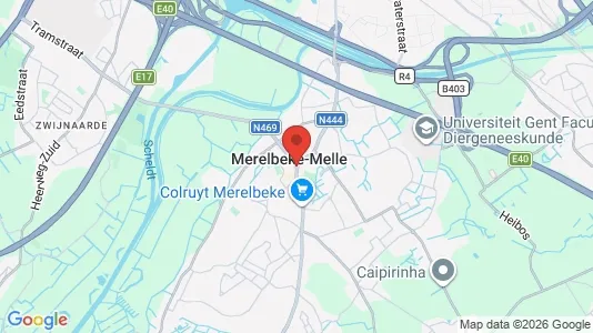 Kontorlokaler til leje i Merelbeke - Foto fra Google Street View