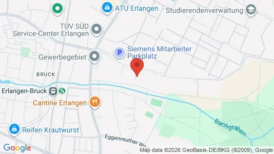 Kantorruimte te huur i Erlangen - Foto uit Google Street View