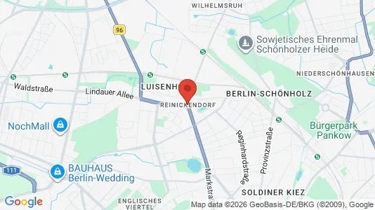 Büros zur Miete i Berlin Reinickendorf – Foto von Google Street View
