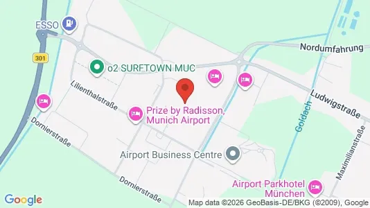 Kantorruimte te huur i Freising (Disctrict) - kort over placeringen