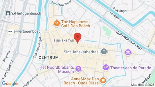 Lokaler til leje i Den Bosch - kort over placeringen