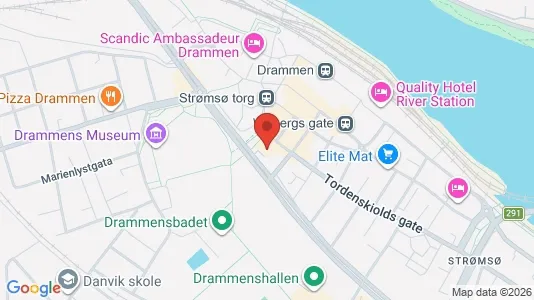 Kantorruimte te huur i Drammen - Foto uit Google Street View