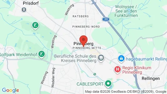 Kontorer til leie i Pinneberg – Bilde fra Google Street View