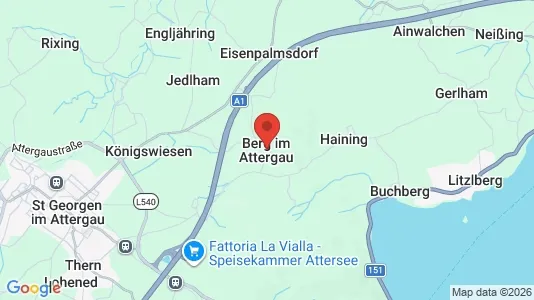 Restaurants zur Miete i Berg im Attergau – Foto von Google Street View