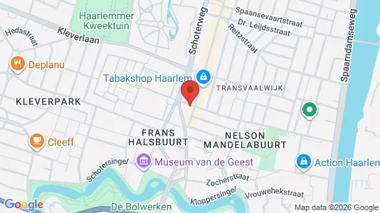 Propiedades comerciales En alquiler i Haarlem - kort over placeringen