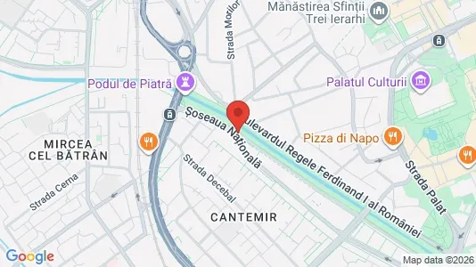Propiedades comerciales En alquiler i Iaşi - kort over placeringen