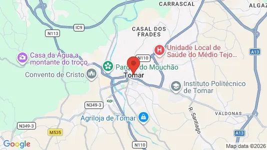 Tiendas En venta i Tomar - kort over placeringen