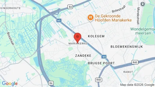 Ladenlokale zur Miete i Gent Mariakerke – Foto von Google Street View