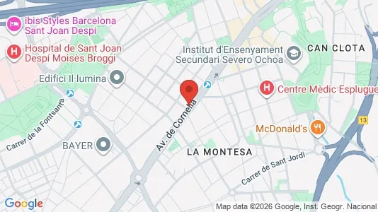 Kantorruimte te huur i Esplugues de Llobregat - kort over placeringen