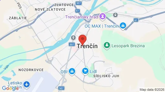 Liikekiinteistöt Vuokrattavana i Trenčín - Kuva Google Street Viewstä