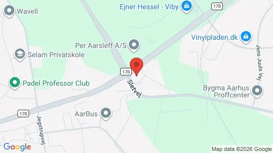 Toimistotilat Vuokrattavana i Hasselager - Kuva Google Street Viewstä
