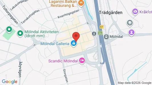 Büros zur Miete i Mölndal – Foto von Google Street View