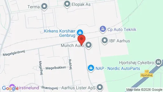 Lager zum Kauf i Lystrup – Foto von Google Street View