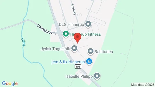 Kontorlokaler til leje i Hinnerup - Foto fra Google Street View