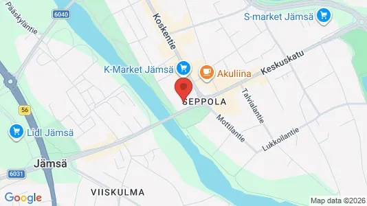 Liikekiinteistöt Vuokrattavana i Jämsä - Kuva Google Street Viewstä