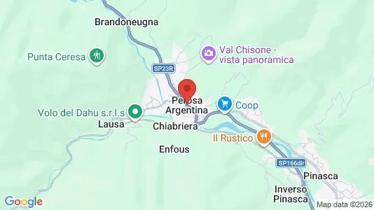 Lokaler til leje i Perosa Argentina - Foto fra Google Street View