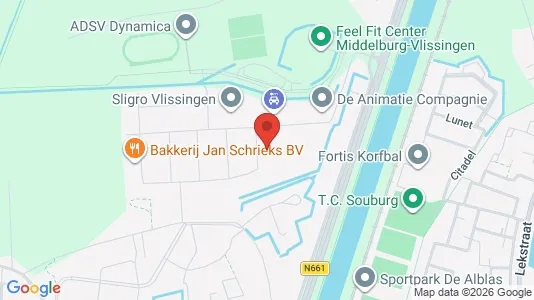 Gewerbeflächen zur Miete i Vlissingen – Foto von Google Street View