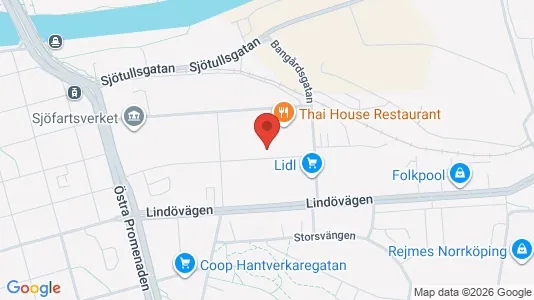 Kontorlokaler til leje i Norrköping - Foto fra Google Street View