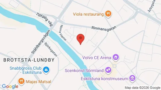 Commercial properties for rent i Eskilstuna - kort over placeringen