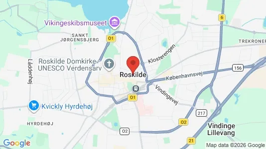 Butikklokaler til leie i Roskilde – Bilde fra Google Street View