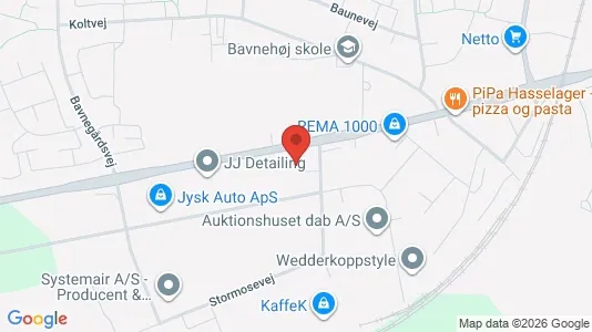 Toimistotilat Vuokrattavana i Hasselager - Kuva Google Street Viewstä