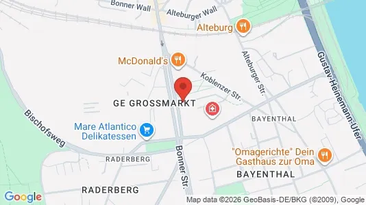 Office spaces for rent i Cologne Rodenkirchen - kort over placeringen