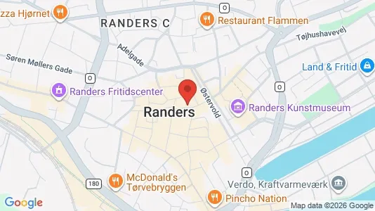 Kontorlokaler til leje i Randers C - Foto fra Google Street View