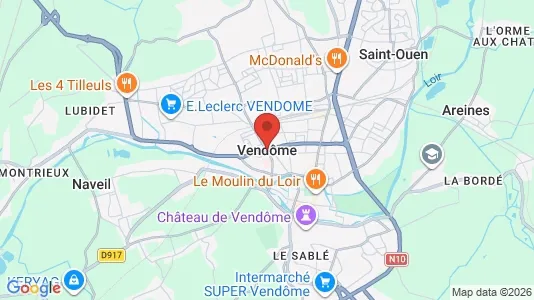 Næringstomter til leie i Vendôme – Bilde fra Google Street View
