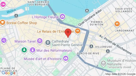 Kontorlokaler til leje i Geneve Centrum - Foto fra Google Street View