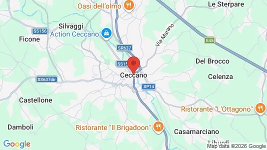 Varastot Myynnissä i Ceccano - Kuva Google Street Viewstä
