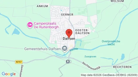 Butikslokaler för uthyrning i Dalfsen – Foto från Google Street View