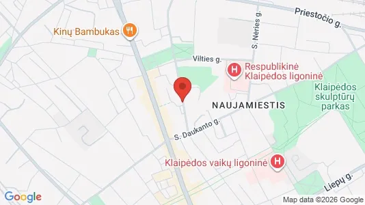 Kontorlokaler til leje i Klaipėda - Foto fra Google Street View