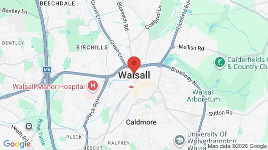 Winkels te huur i Walsall - West Midlands - Foto uit Google Street View